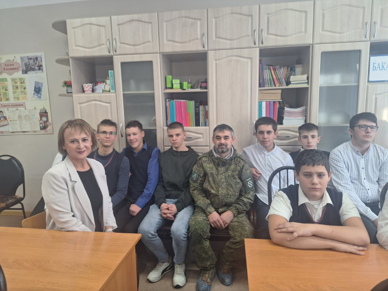 Встреча с участником СВО.